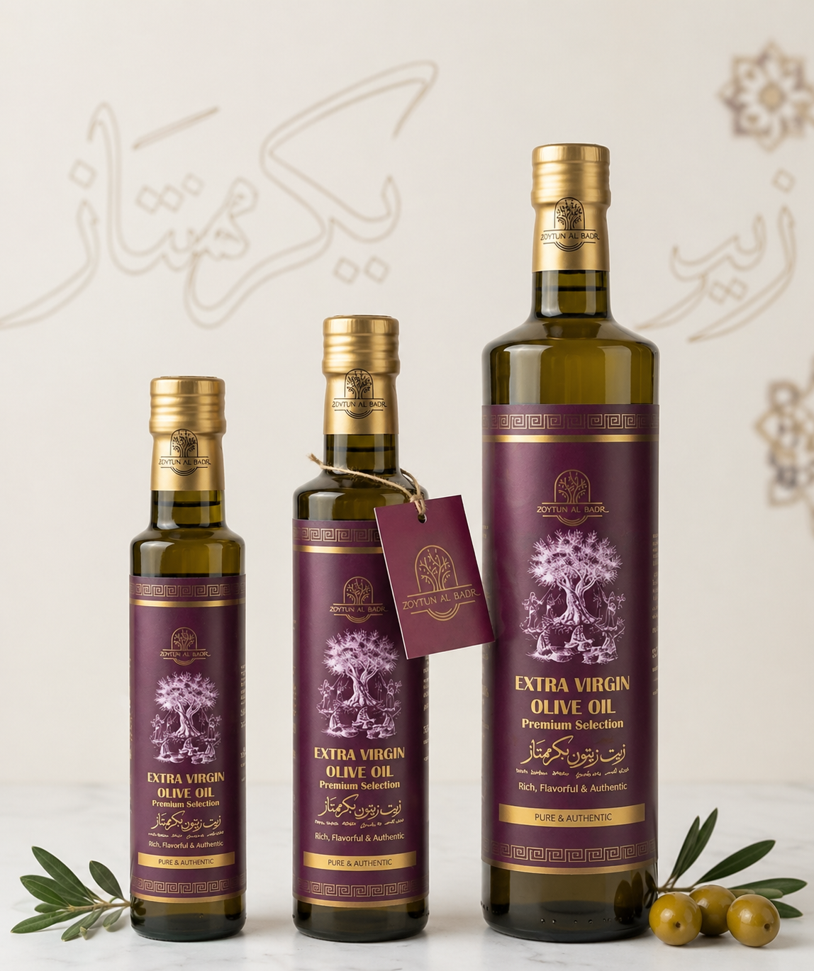 Zaytun Al Badr Glass Bottles – 250ml, 500ml, 750ml